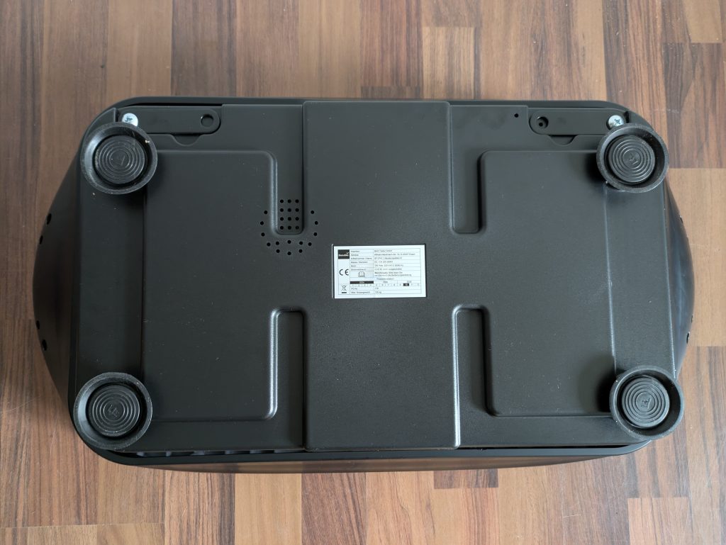 Skandika V2 Vibrationsplatte von unten