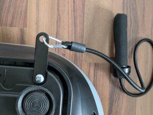 Skandika V2 Vibrationsplatte von unten mit Expandband