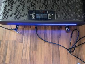 Sportstech sVibe Vibrationsplatte mit Licht von hinten