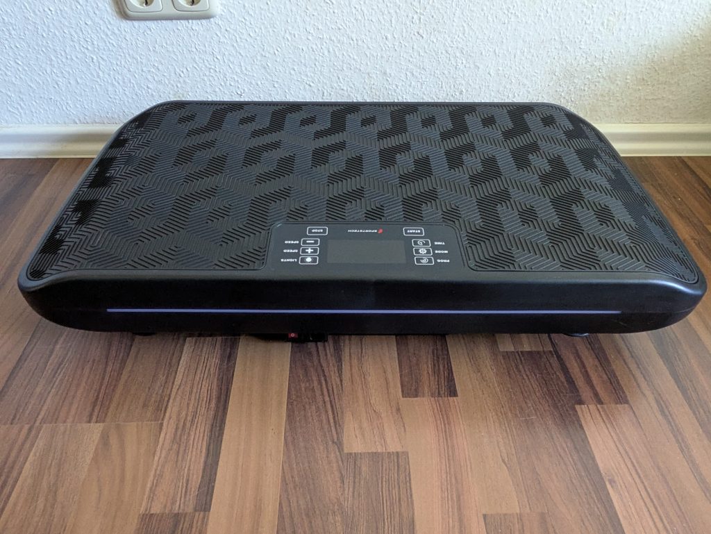 Sportstech sVibe Vibrationsplatte von vorne