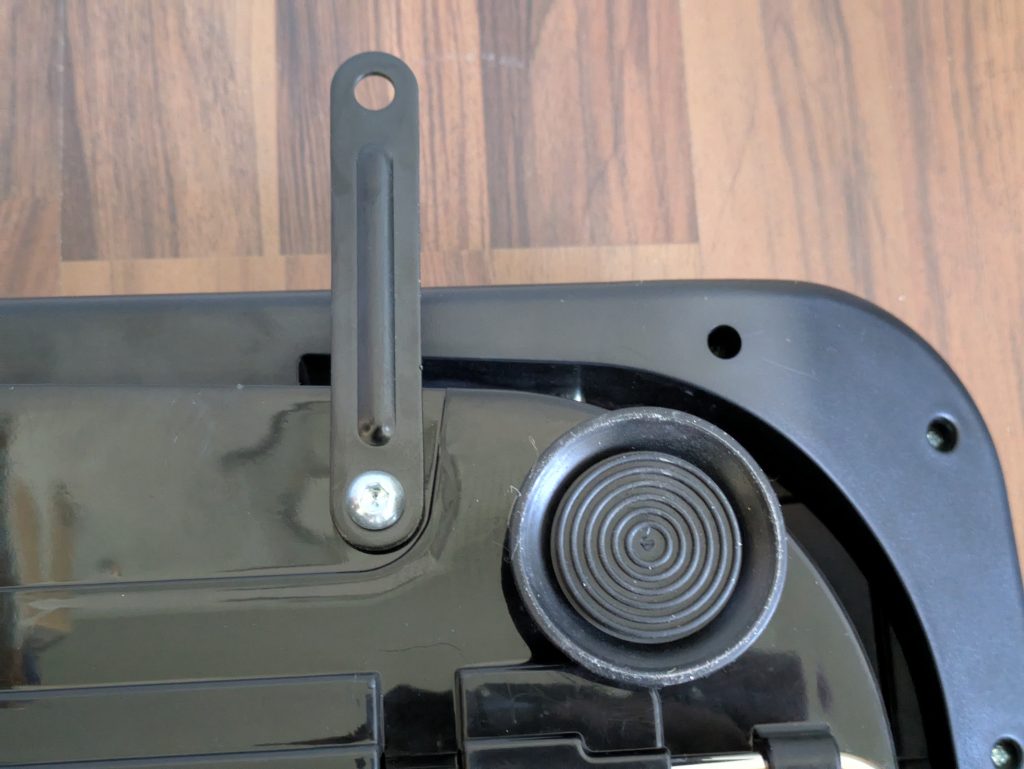 Standfuß der Sportstech sVibe Vibrationsplatte