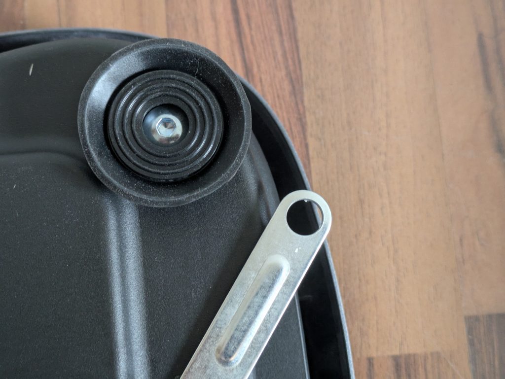 Standfuß der WeightWorld Vibrationsplatte