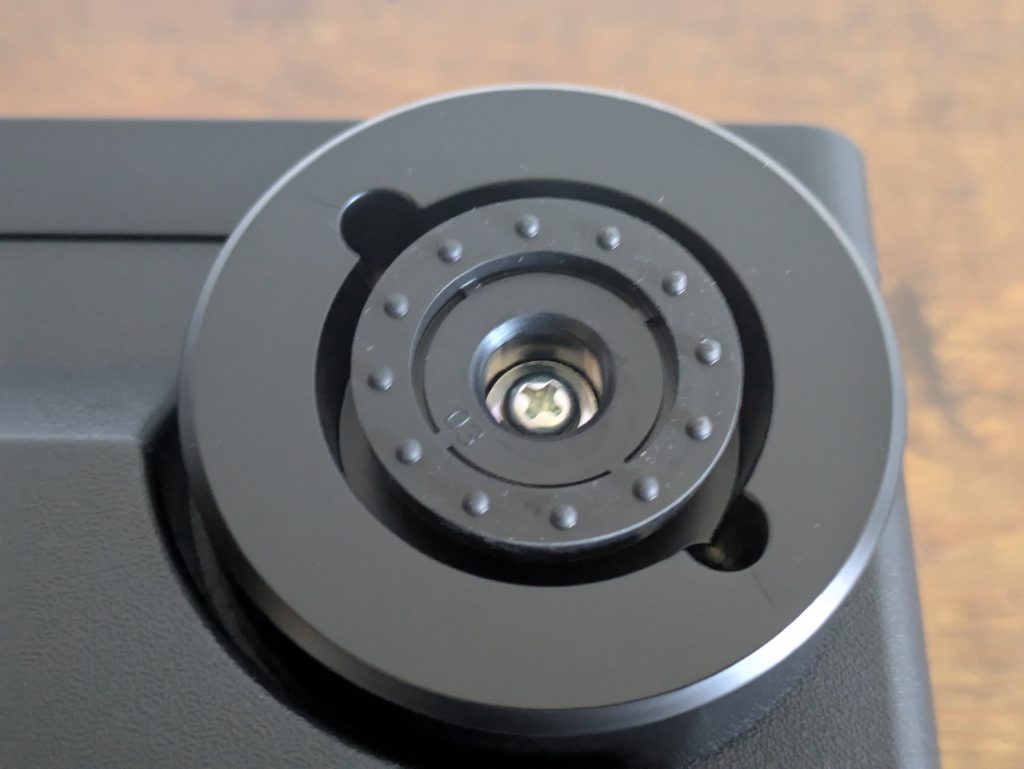 Standfuß des Audio-Technica LP60XBTBK Plattenspielers
