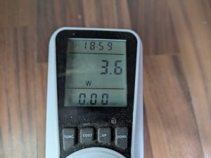 Stromvebrauch des Yamaha Musiccast Vinyl 500 Plattenspielers