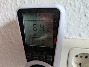 Stromverbrauch der Skandika V2 Vibrationsplatte