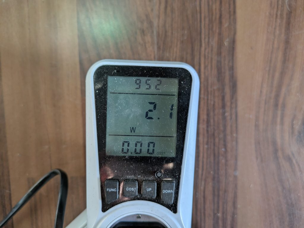 Stromverbrauch des Blaupunkt TT 200 TX WN Plattenspielers