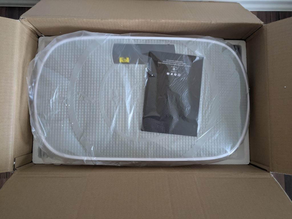 Verpackung der MERACH 2398P1 Vibrationsplatte geöffnet (2)