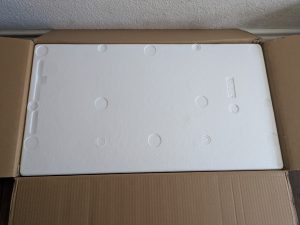 Verpackung der TLGREEN ‎Le Dzx01-2790 Vibrationsplatte geöffnet