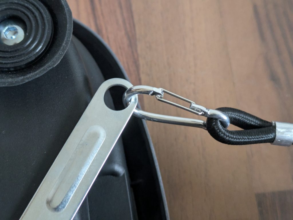 WeightWorld Vibrationsplatte von unten mit Expandband
