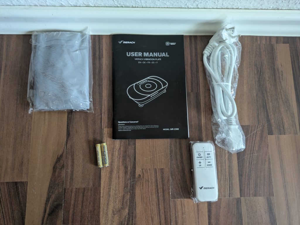 Zubehör der MERACH 2398P1 Vibrationsplatte