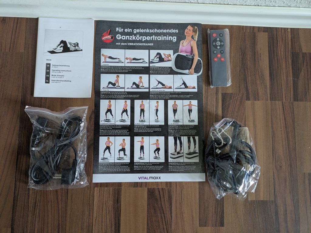 Zubehör der VITALmaxx Basic Vibrationsplatte