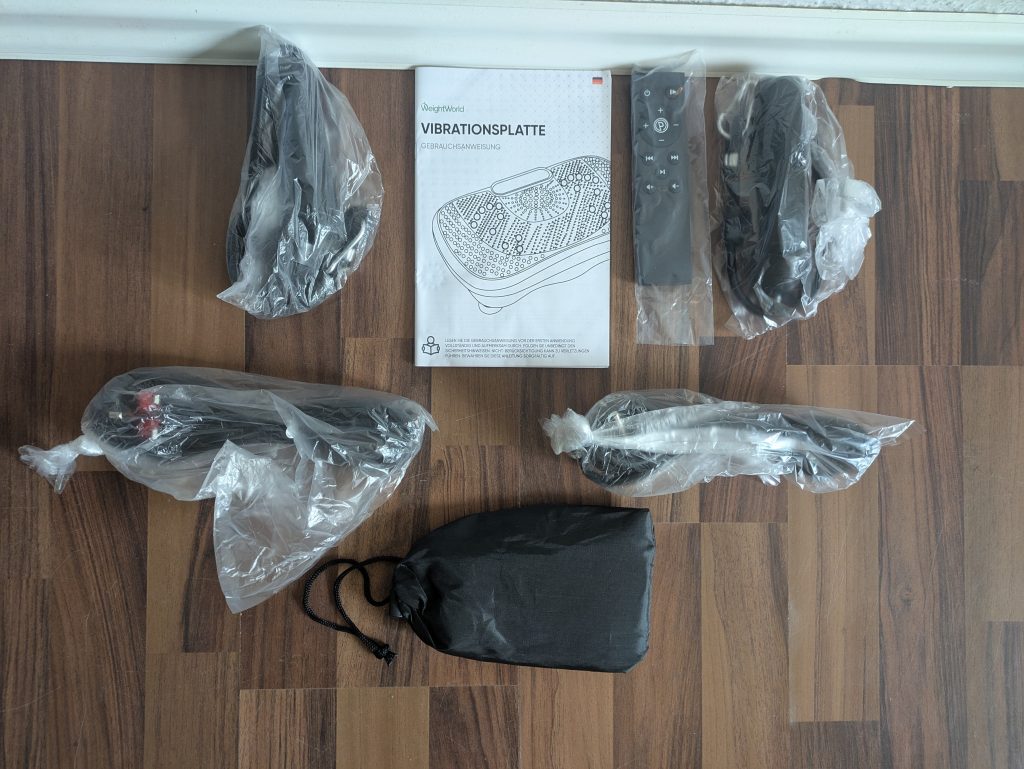 Zubehör der WeightWorld Vibrationsplatte
