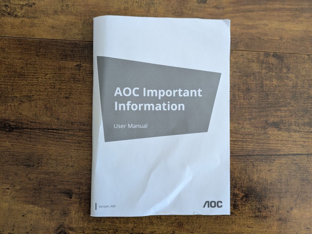Anleitung des AOC 27B35HM Monitors