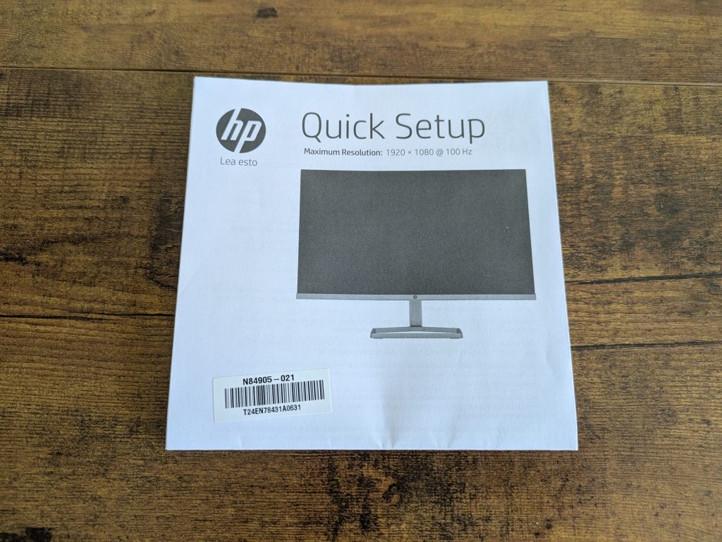 Anleitung des HP Series 5 527sa Monitors