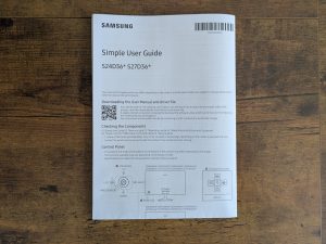 Anleitung des Samsung S36GD Monitors