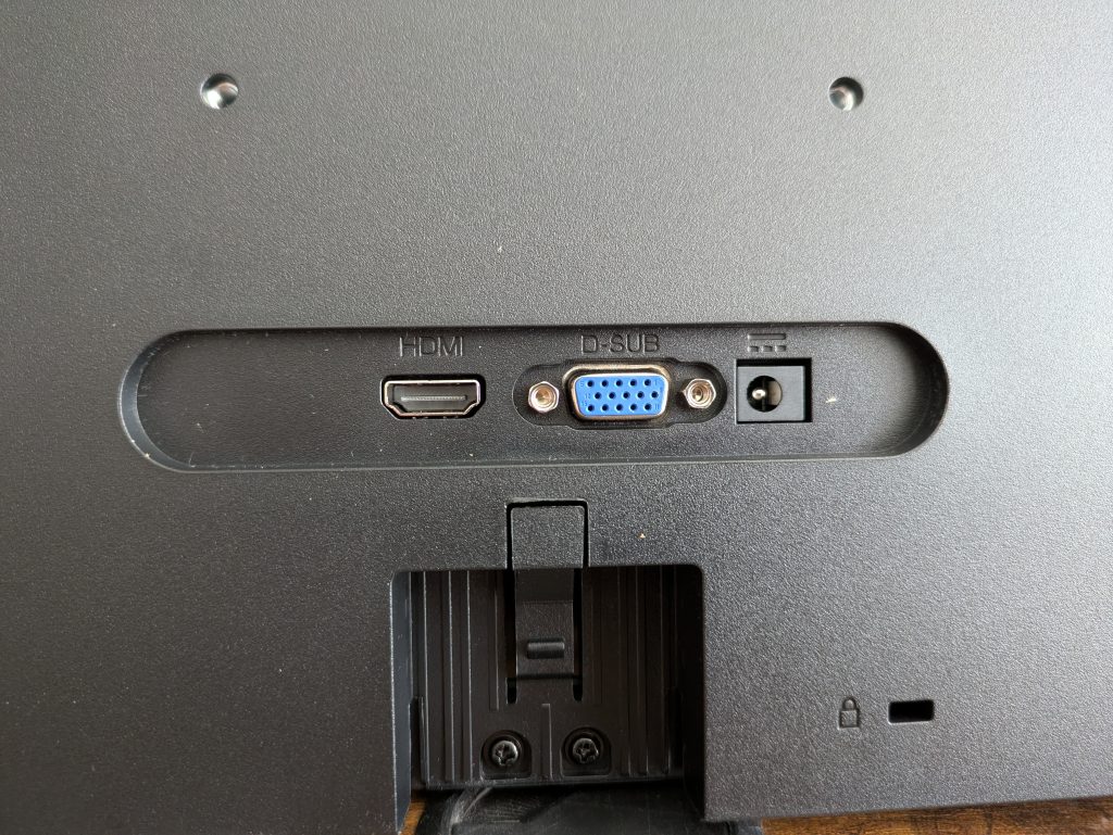 Anschlüsse des AOC 27B35HM Monitors