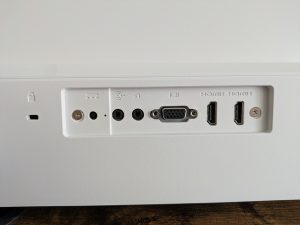 Anschlüsse des HP Series 5 527sa Monitors