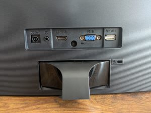 Anschlüsse des Samsung S36GD Monitors