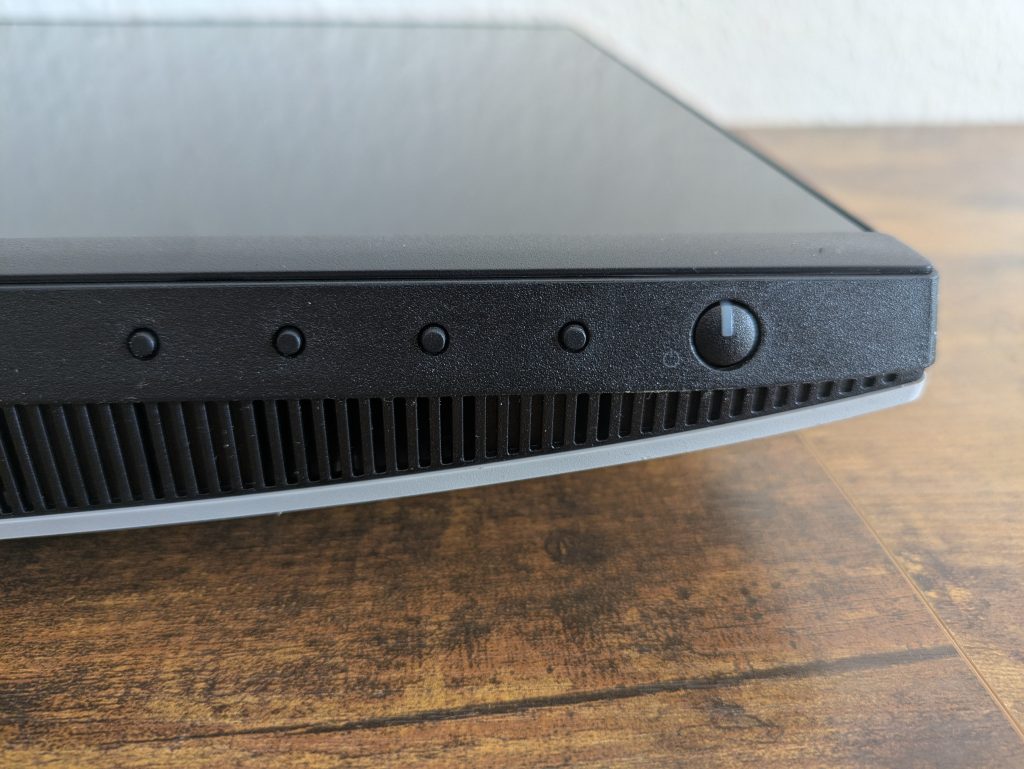 Bedientasten des Dell S2721QSA Monitors