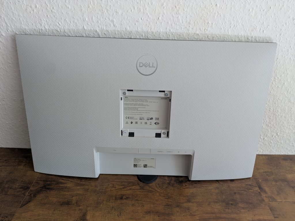 Dell S2721QSA Monitor von hinten