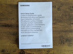 Kurzanleitung des Samsung M5 Smart S32BM500EU Monitors