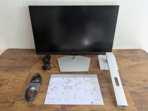 Lieferumfang des Dell S2721QSA Monitors