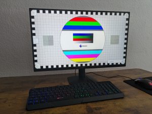 Testbild des AOC 27B35HM Monitors