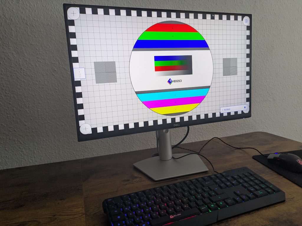 Testbild des Dell S2721QSA Monitors (2)