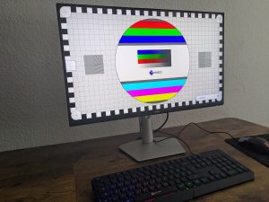 Testbild des Dell S2721QSA Monitors (2)