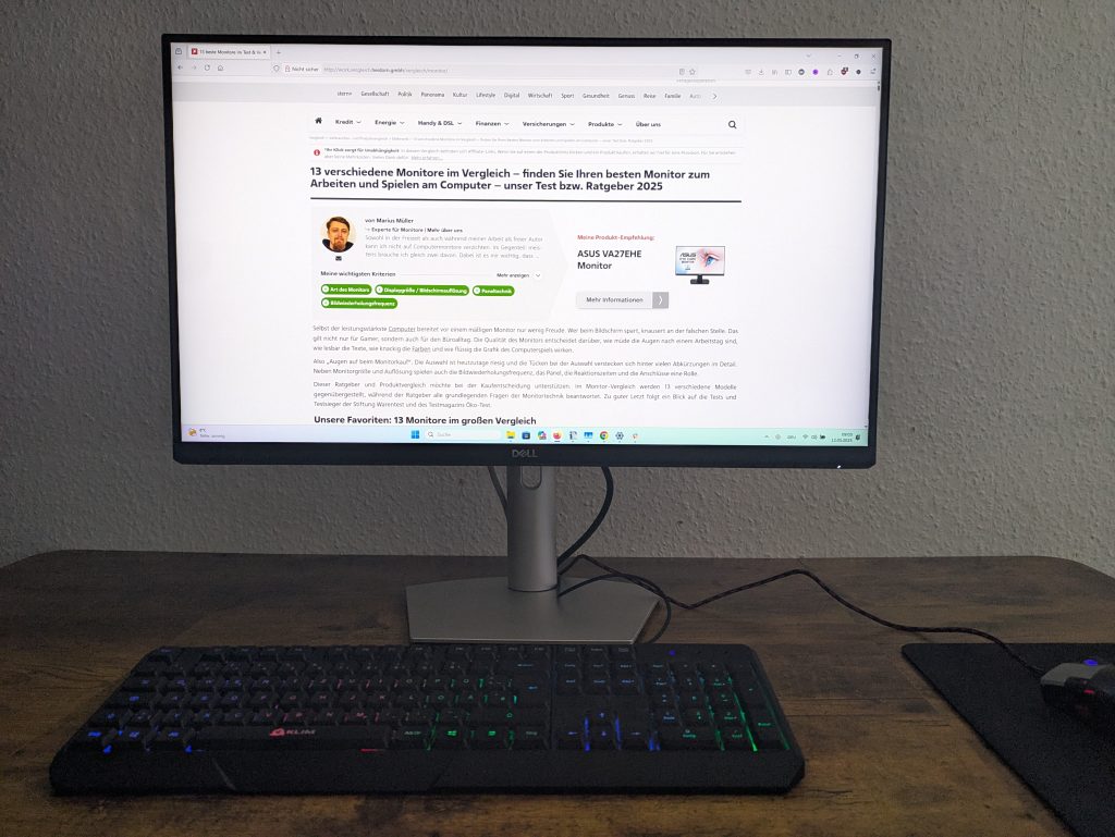 Titelbild des Dell S2721QSA Monitors (2)