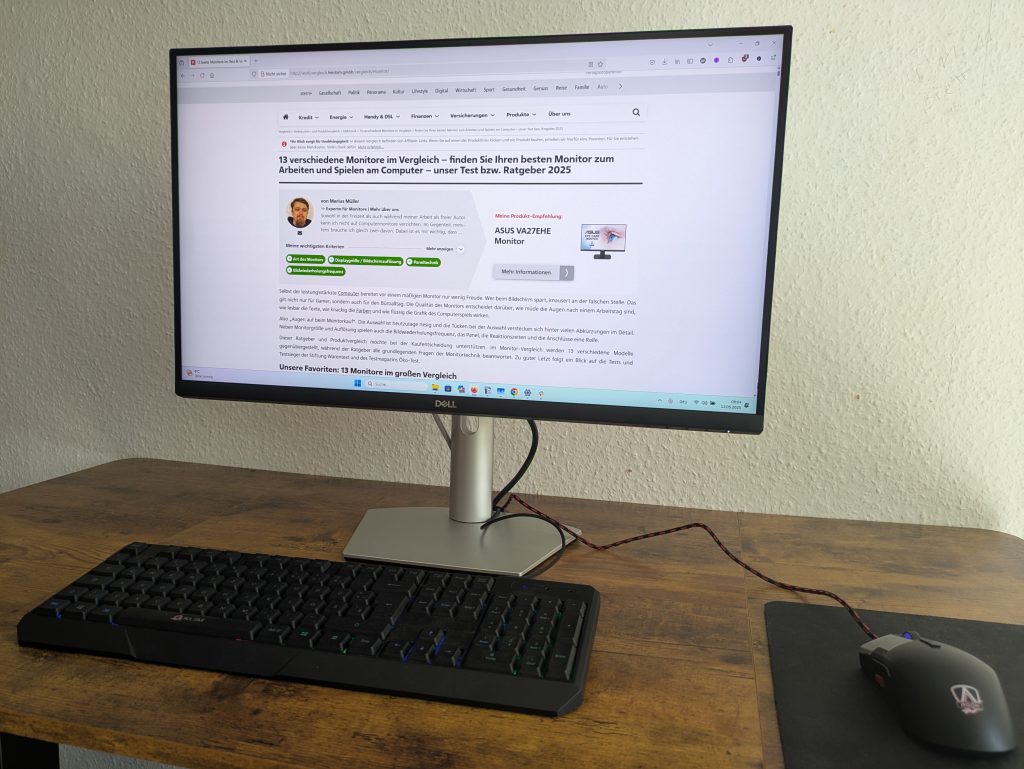 Titelbild des Dell S2721QSA Monitors (3)