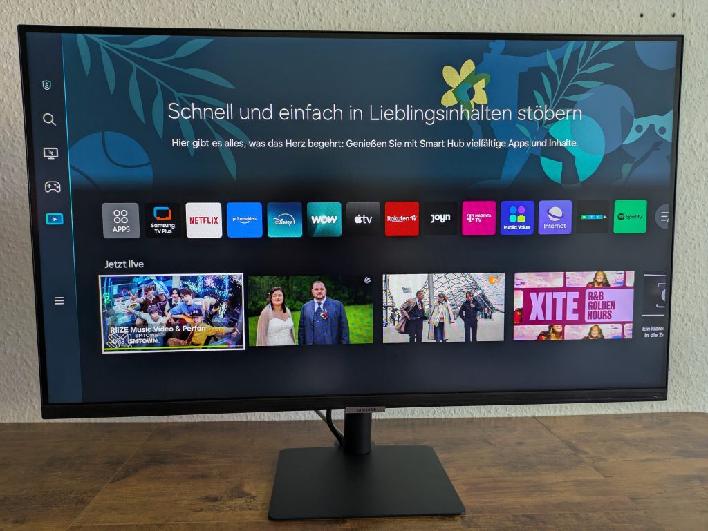 Titelbild des Samsung M5 Smart S32BM500EU Monitors