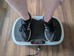 VITALmaxx Basic Vibrationsplatte im Betrieb