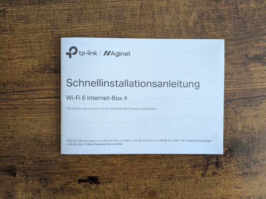 Anleitung des TP Link VX231v Routers (2)