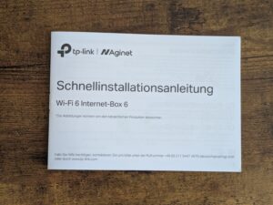 Anleitung des TP Link VX800v Routers