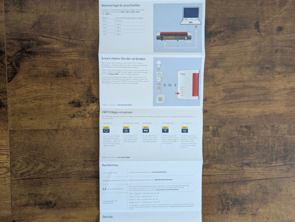 Anleitung des Verpackung des FRITZ!Box 6670 Cable Routers (5)
