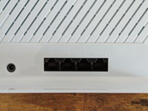 Anschlüsse des D-Link Eagle Pro AI G416 Routers