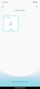 App des D-Link Eagle Pro AI G416 Routers