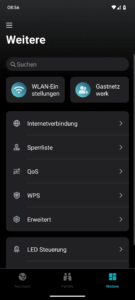 App des TP Link VX800v Routers