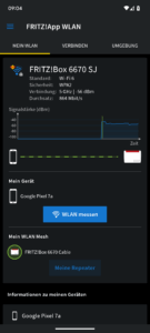 App des Verpackung des FRITZ!Box 6670 Cable Routers