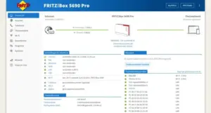 FRITZ!Box 5690 Pro Router Webmenü