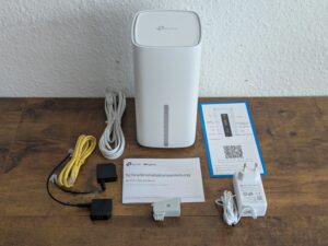 Lieferumfang des TP Link VX800v Routers