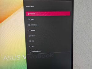OSD des LG Electronics 34WQ500-B UltraWide Monitors (3)