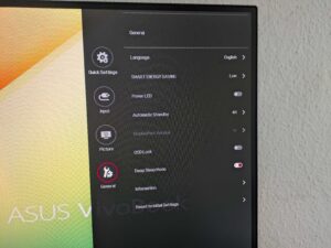 OSD des LG Electronics 34WQ500-B UltraWide Monitors (4)