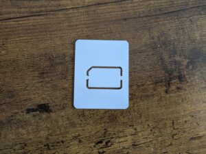 SIM-Kartenschablone des D-Link Eagle Pro AI G416 Routers