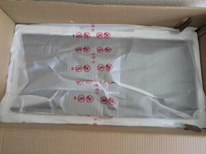 Verpackung des LG Electronics 34WQ500-B UltraWide Monitors v3