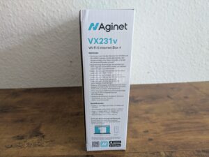 Verpackung des TP Link VX231v Routers (2)