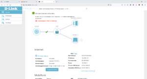 Web-Menü des D-Link Eagle Pro AI G416 Routers