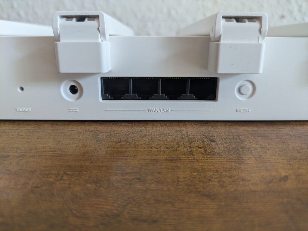 Xiaomi AX3000T Router Anschlüsse