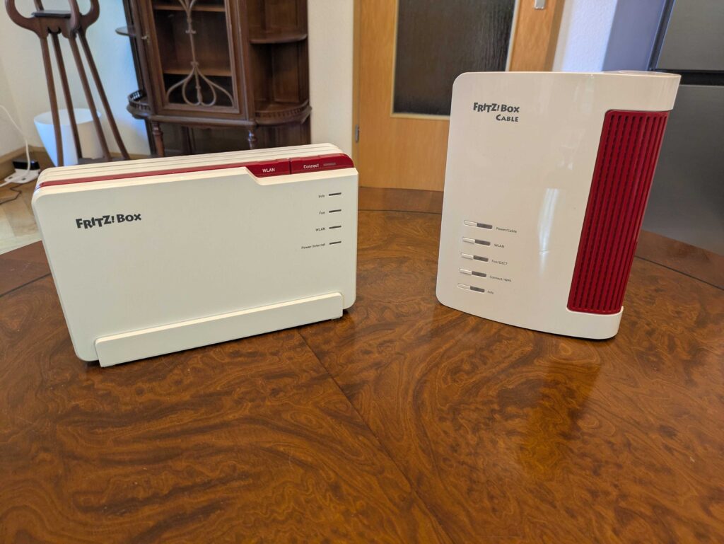 Zwei FRITZ!Box-Router